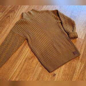 KIMES RANCH mustard yellow sweater
